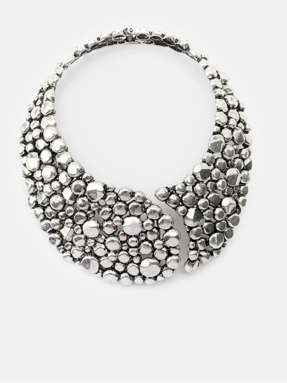 Zara Silver Crystal Collar Hair Accessory - Picture 4 of 5